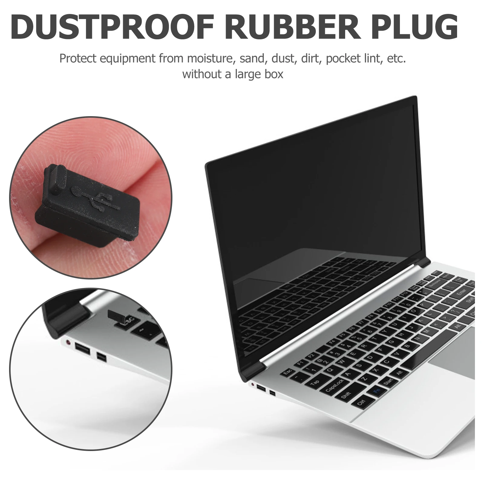 32 Pcs USB Dust Cover Port Plug Laptop Computer Charging Head Stopper Silica Gel for Connection
32 Pcs USB Dust Cover Port Plug Laptop Computer Charging Head Stopper Silica Gel for Connection