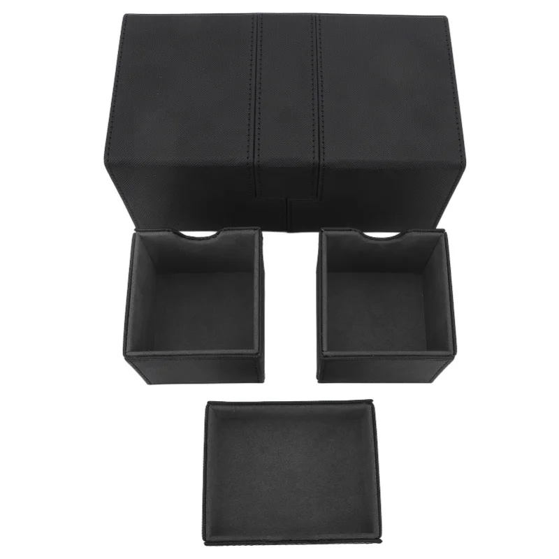 Card Deck Box With 3 Drawers Large Capacity Magnetic Closure PU Leather Game Card Storage Box For Holding Over 200 Cards
Card Deck Box With 3 Drawers Large Capacity Magnetic Closure PU Leather Game Card Storage Box For Holding Over 200 Cards