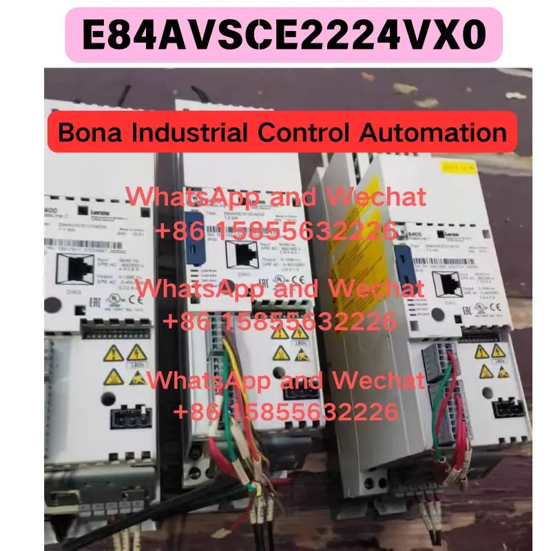 Used E84AVSCE2224VX0 frequency converter Functional test OK Quick delivery
Used E84AVSCE2224VX0 frequency converter Functional test OK Quick delivery