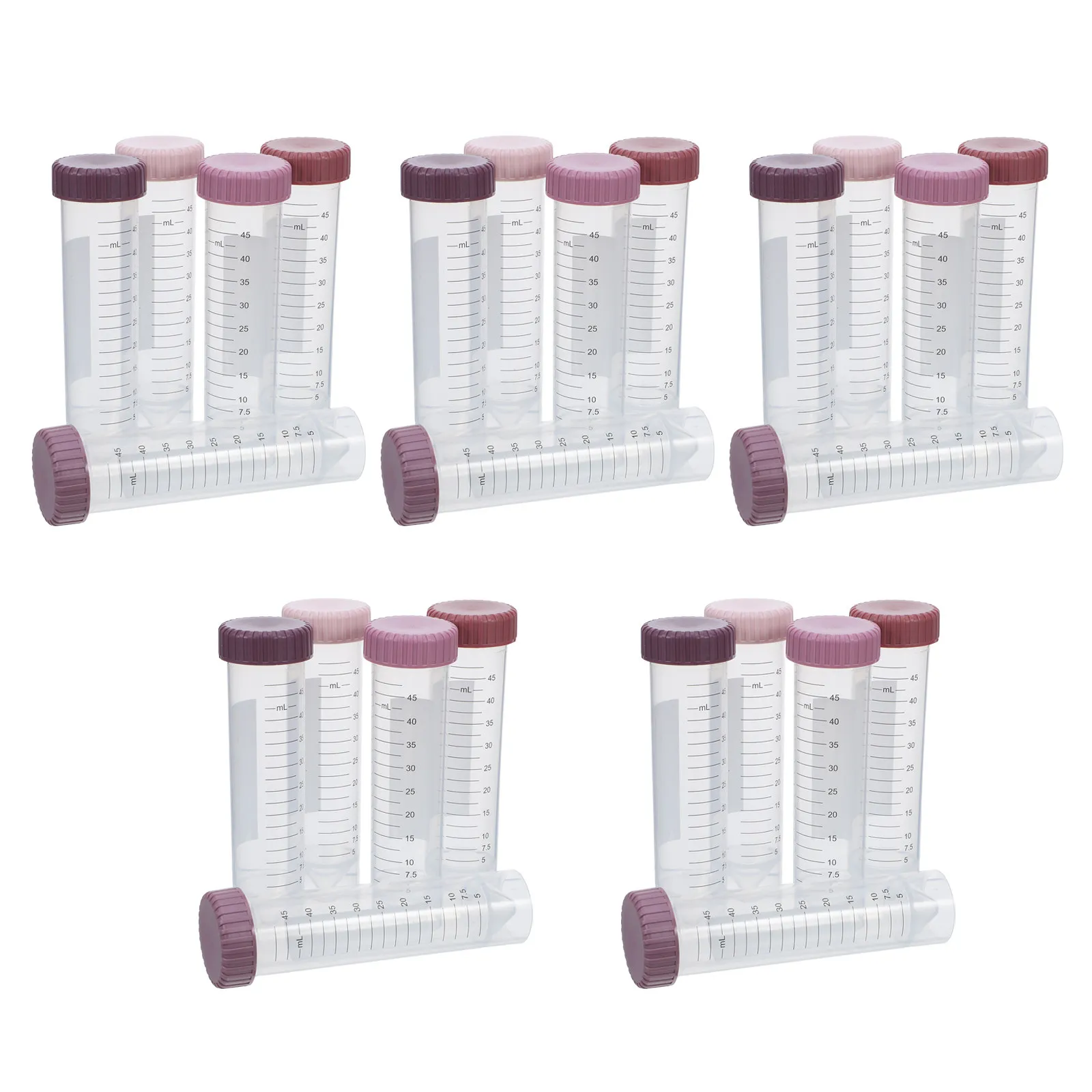 25Pcs Lab Centrifuge Tubes 50Ml Plastic Conical Screw Caps Leakproof Graduated Self-Standing Test Tubes for Sample Storage
25Pcs Lab Centrifuge Tubes 50Ml Plastic Conical Screw Caps Leakproof Graduated Self-Standing Test Tubes for Sample Storage