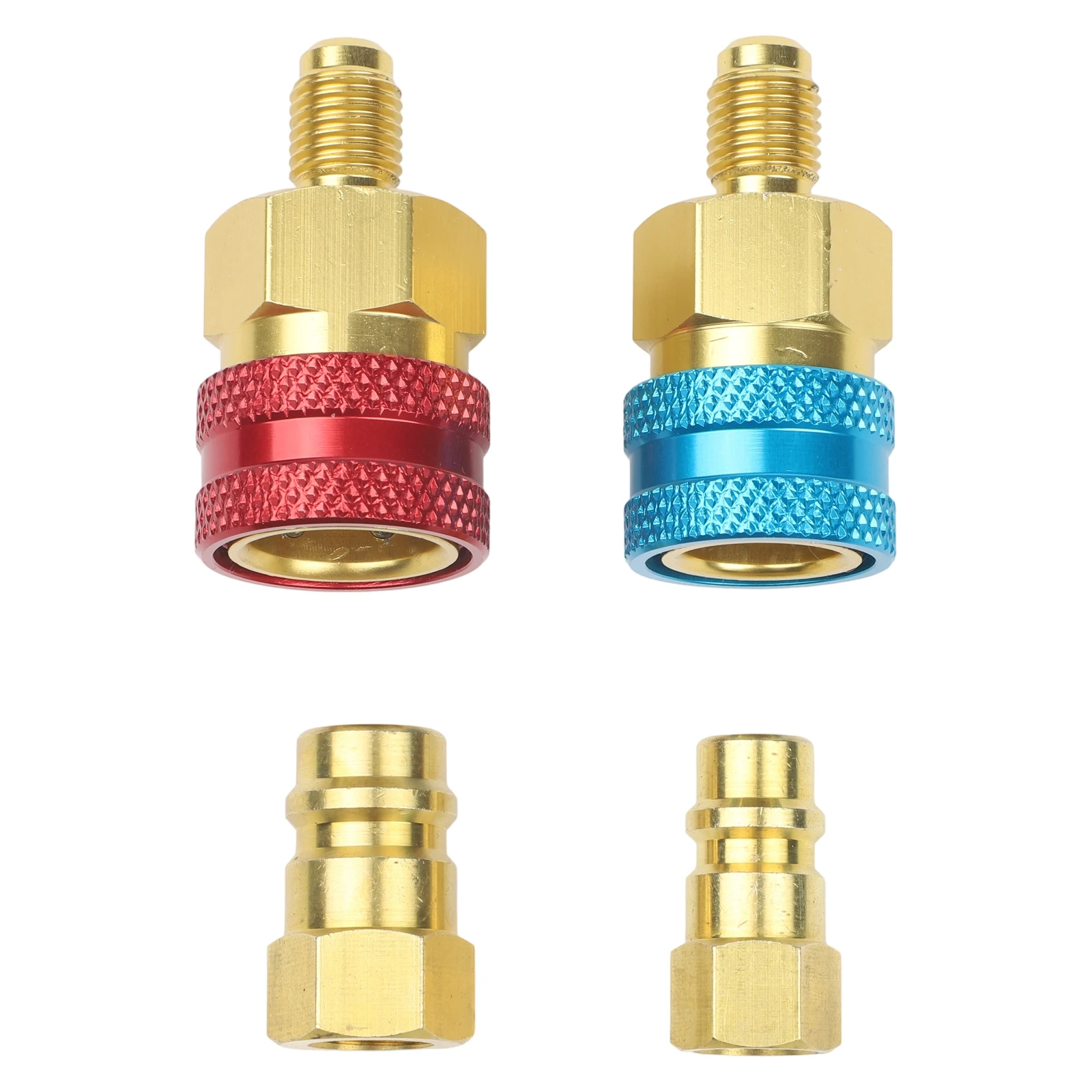 Brass For R1234yf to R134A AC Adapter Kit for Vehicle Conversion High Low Side Connectors with Lock Ball Mechanism
Brass For R1234yf to R134A AC Adapter Kit for Vehicle Conversion High Low Side Connectors with Lock Ball Mechanism