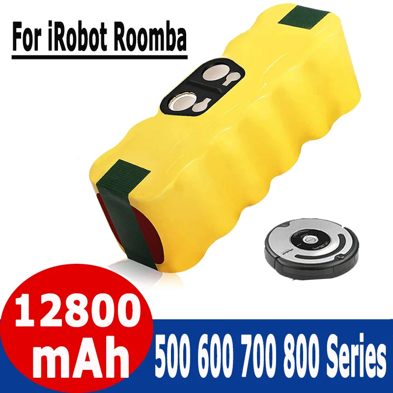 14.4V 12800mAh Battery For iRobot 500 600 700 800 900 series Battery For iRobot Roomba14.4 V 620 650 770 780 580
14.4V 12800mAh Battery For iRobot 500 600 700 800 900 series Battery For iRobot Roomba14.4 V 620 650 770 780 580