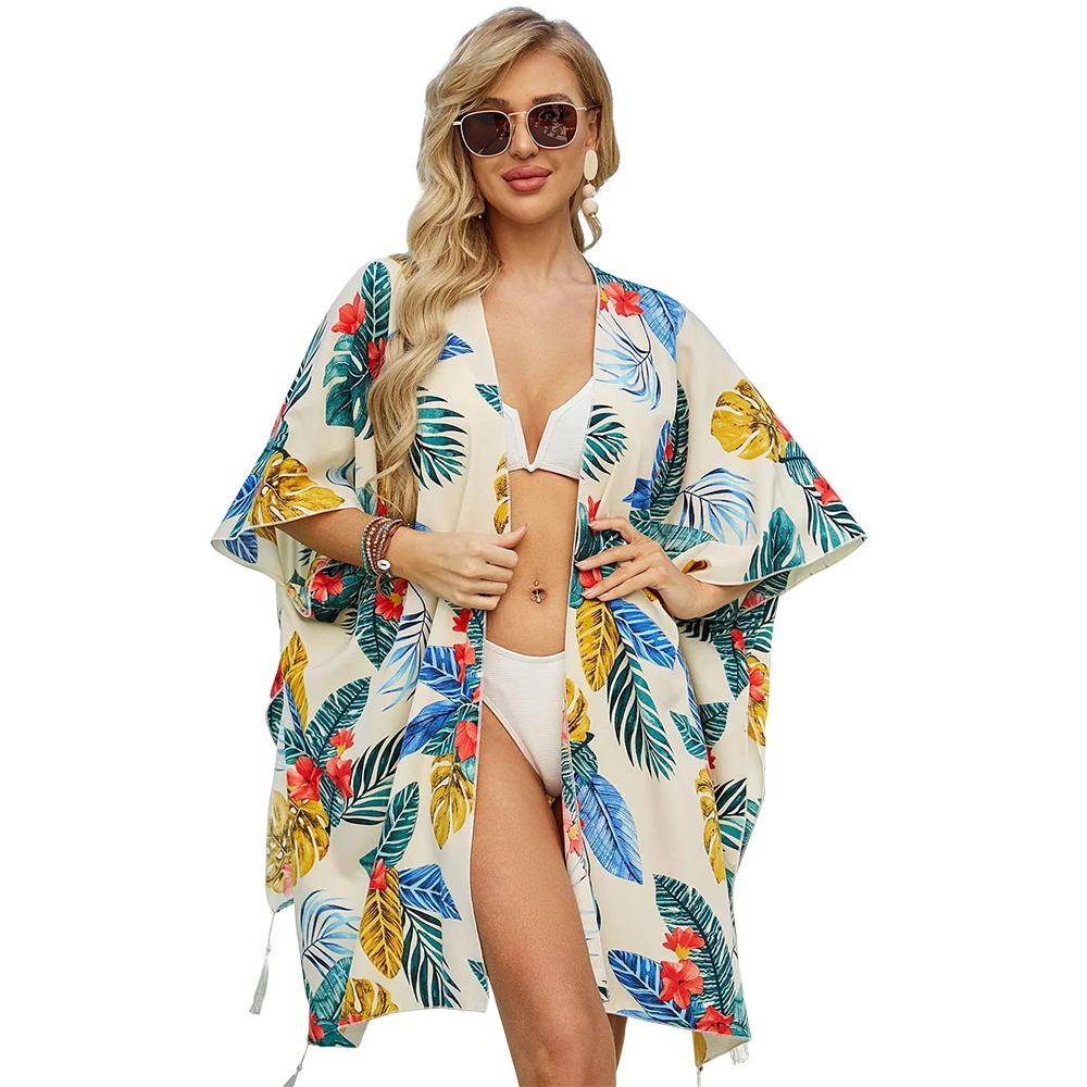 Women Sun Protection Shawl Lady Summer Chiffon Cardigan Holiday Flower Bikini Blouse Breathable Beach Cape Sexy Tippet Wholesale
Women Sun Protection Shawl Lady Summer Chiffon Cardigan Holiday Flower Bikini Blouse Breathable Beach Cape Sexy Tippet Wholesale