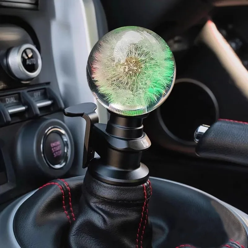 Universal 54MM Racing Crystal Ball Dandelion Real Flowers Gear Shift Knob Head Transparent DIY Modification Car Accessories
Universal 54MM Racing Crystal Ball Dandelion Real Flowers Gear Shift Knob Head Transparent DIY Modification Car Accessories