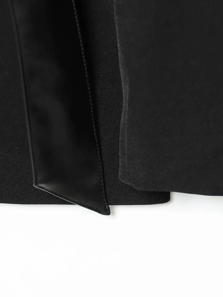 HH Woman Fashion Autumn V Collar Shoulders Pocket Long Sleeves Ribbon Bow Decoration Blazer Female Casual Elegant Slim Fit Suit
HH Woman Fashion Autumn V Collar Shoulders Pocket Long Sleeves Ribbon Bow Decoration Blazer Female Casual Elegant Slim Fit Suit