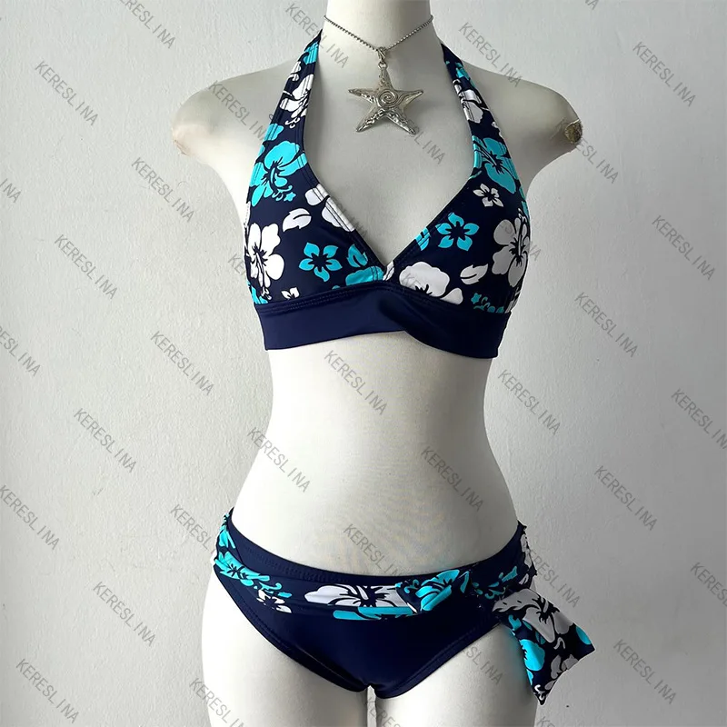 2025 American New Ins Style Vintage Swimsuit Summer Retro Beach Floral Print 2-piece Set Sexy Beach Bikini Split Swimsuit Sets
2025 American New Ins Style Vintage Swimsuit Summer Retro Beach Floral Print 2-piece Set Sexy Beach Bikini Split Swimsuit Sets