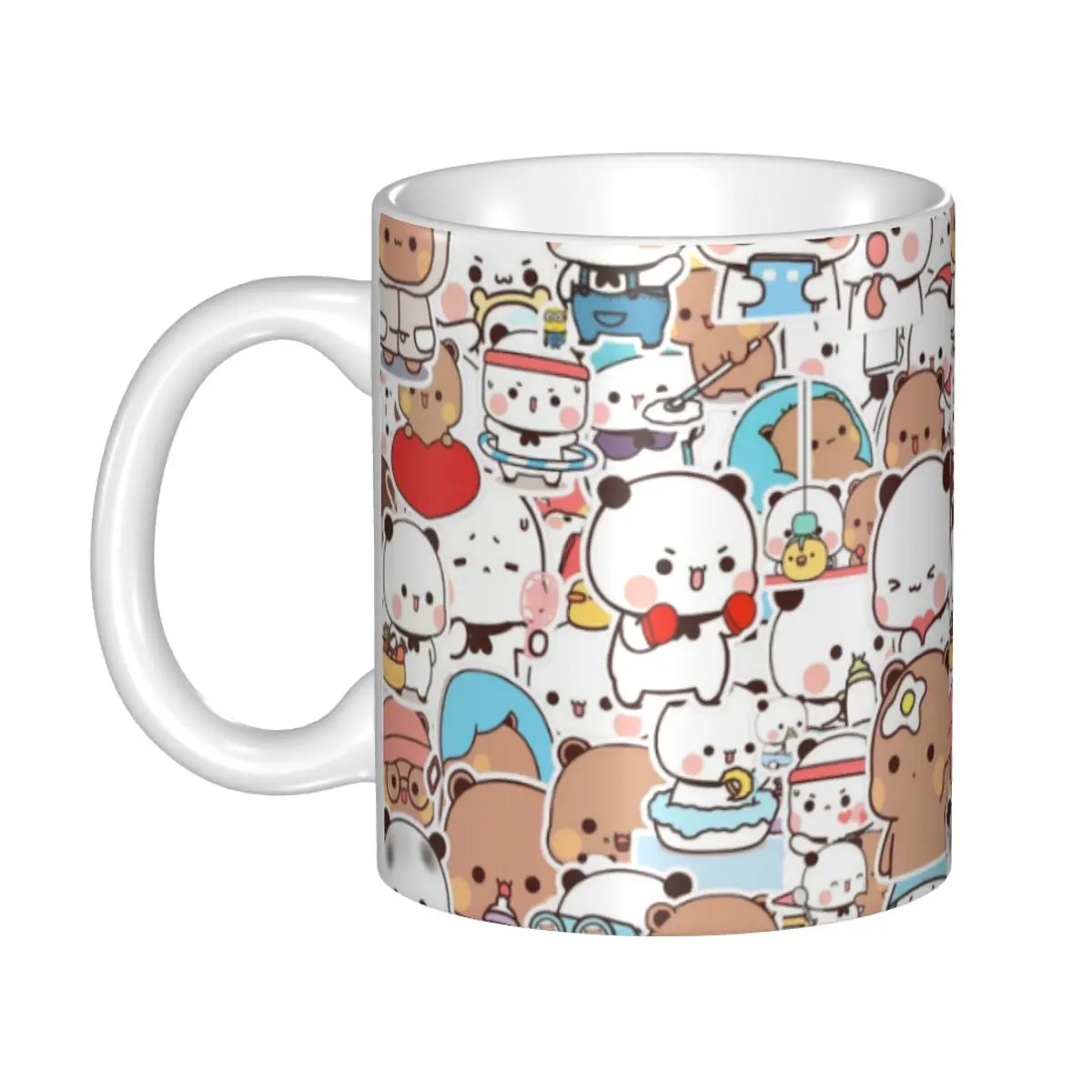 Personalized Peach And Goma Coffee Mug DIY Pattern Bubu Dudu Ceramic Milk Tea Cups
Personalized Peach And Goma Coffee Mug DIY Pattern Bubu Dudu Ceramic Milk Tea Cups