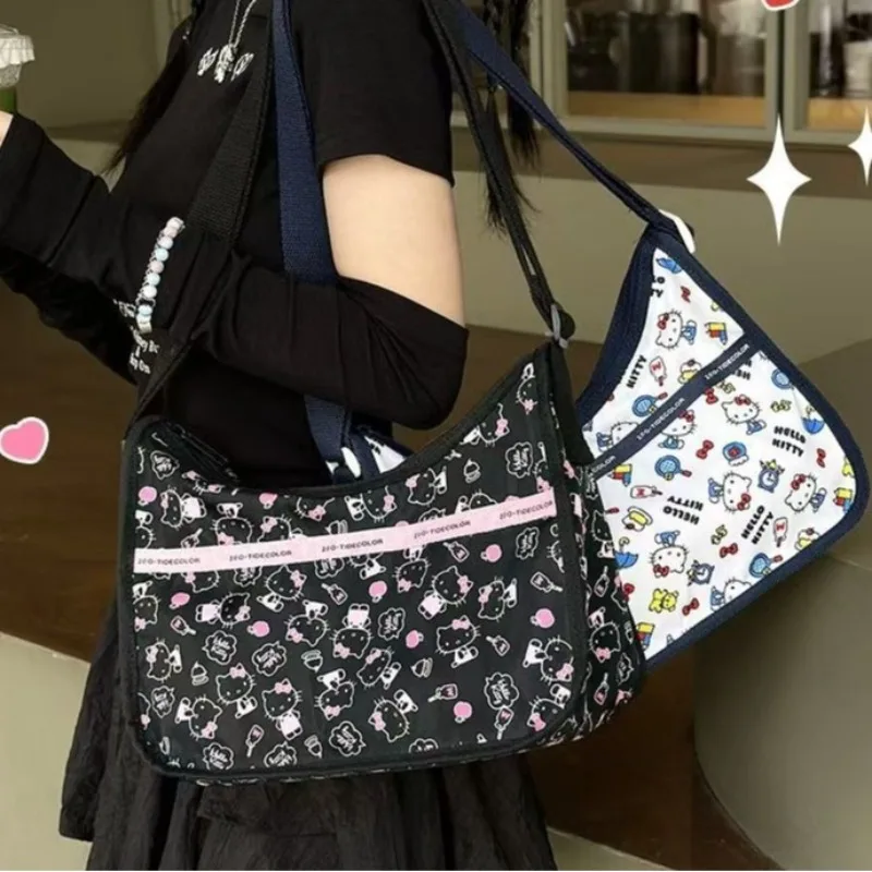 New Hello Kitty Versatile Cute Cartoon Student Crossbody Shoulder Underarm Backpack for Class Commuting
New Hello Kitty Versatile Cute Cartoon Student Crossbody Shoulder Underarm Backpack for Class Commuting