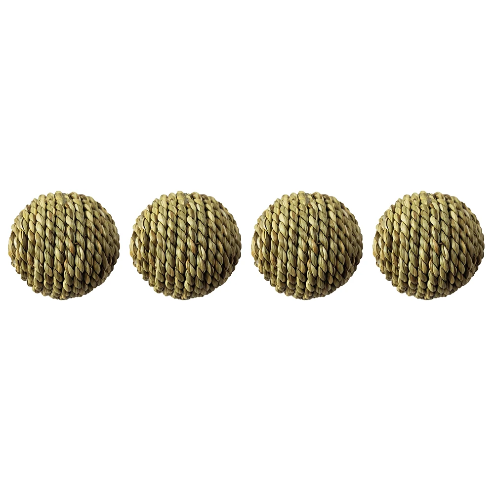 4 Pcs Straw Ball Pet Toy for Hamster Chinchilla Parrot Nibbling Safe Natural Material Sports Training Supply Green Color 
4 Pcs Straw Ball Pet Toy for Hamster Chinchilla Parrot Nibbling Safe Natural Material Sports Training Supply Green Color