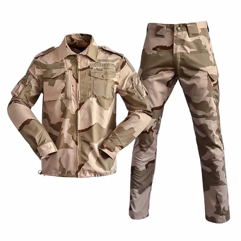 Men's Camouflage Tactical Set Wear-resistant Workwear Pants+training Tactical Jacket Set Outdoor Camping Hiking Climbing Set
Men's Camouflage Tactical Set Wear-resistant Workwear Pants+training Tactical Jacket Set Outdoor Camping Hiking Climbing Set