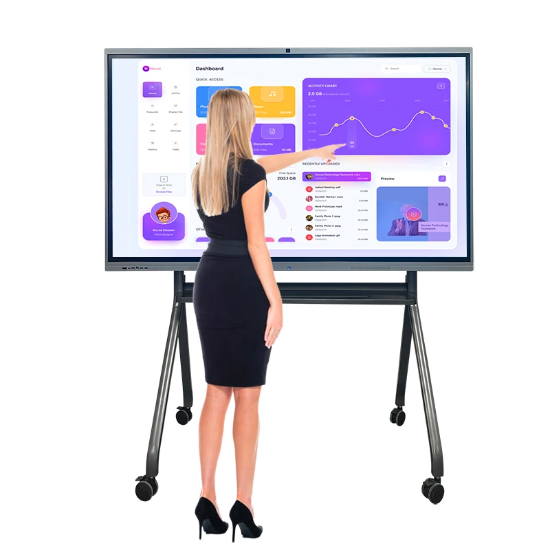 85 Inch Smart Classroom Meeting LCD IR Touch Screen Electronic Interactive Whiteboard
85 Inch Smart Classroom Meeting LCD IR Touch Screen Electronic Interactive Whiteboard