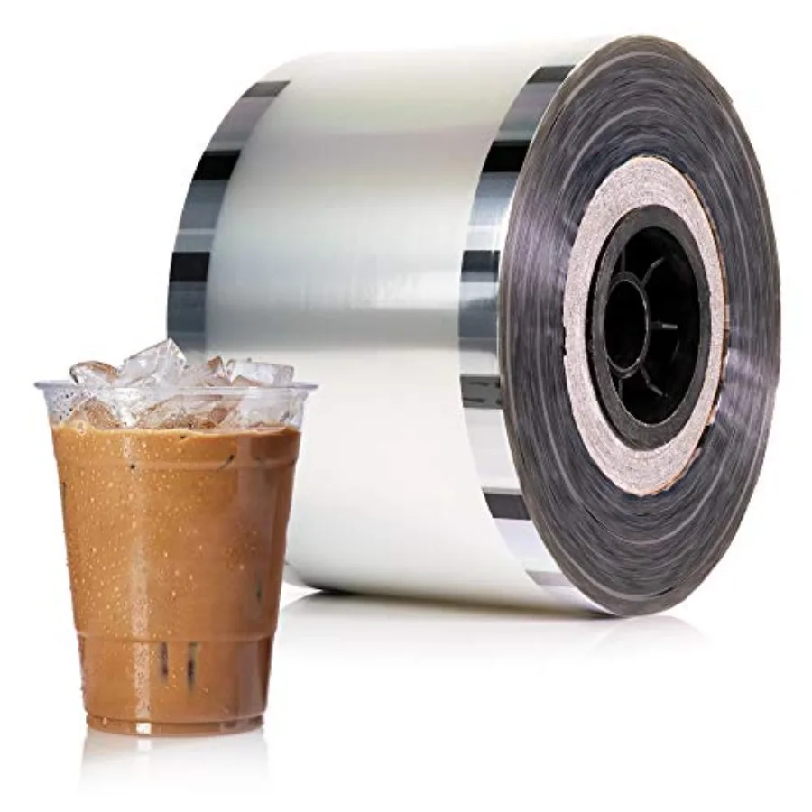 Cup Sealer Film, Seals 3275 cups per roll @ 90mm-105mm, Bubble Boba Milk Tea Lid Sealing Film for PP Plastic Cups
Cup Sealer Film, Seals 3275 cups per roll @ 90mm-105mm, Bubble Boba Milk Tea Lid Sealing Film for PP Plastic Cups