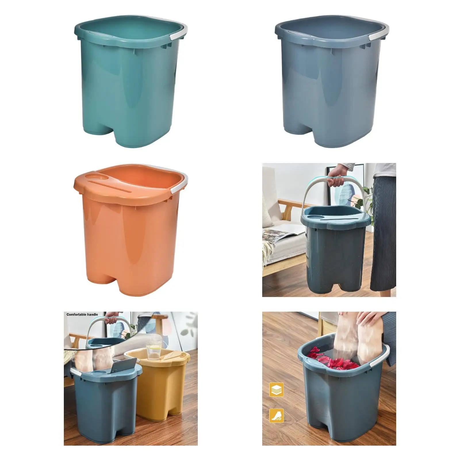 Feet Washing Basin Convenient Portable with Massage Dots Foot Soaking Basin for SPA Relaxation Household Women Men Home Use
Feet Washing Basin Convenient Portable with Massage Dots Foot Soaking Basin for SPA Relaxation Household Women Men Home Use