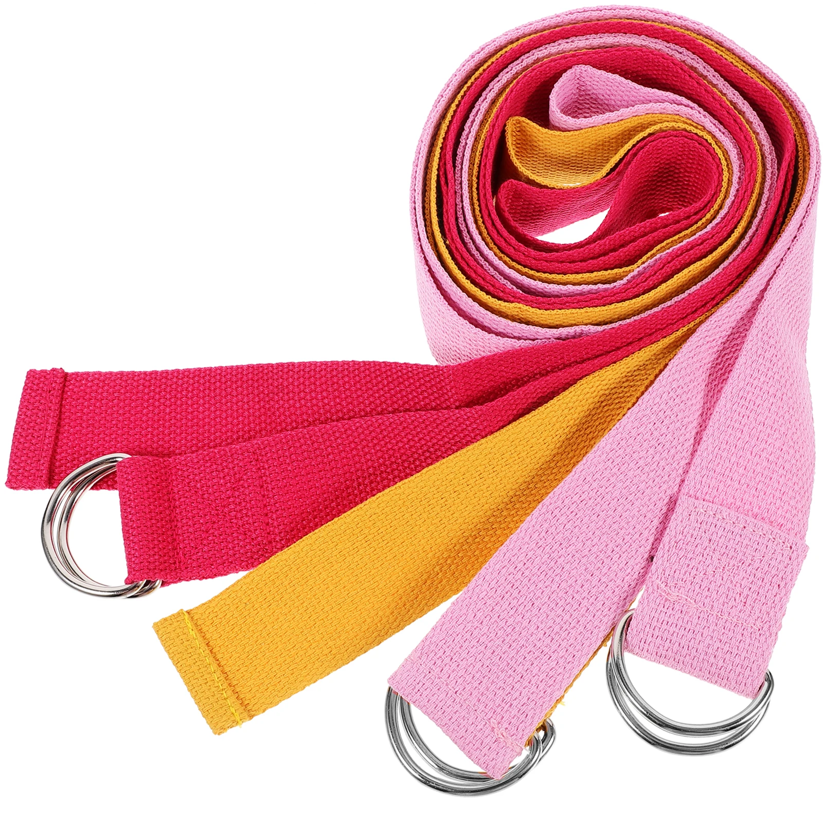 3Pcs Yoga Strap Stretching Bands Adjustable Belt Pink Yellow Rose Loops Metal D Rings Lightweight Portable Home Gym Exercise
3Pcs Yoga Strap Stretching Bands Adjustable Belt Pink Yellow Rose Loops Metal D Rings Lightweight Portable Home Gym Exercise