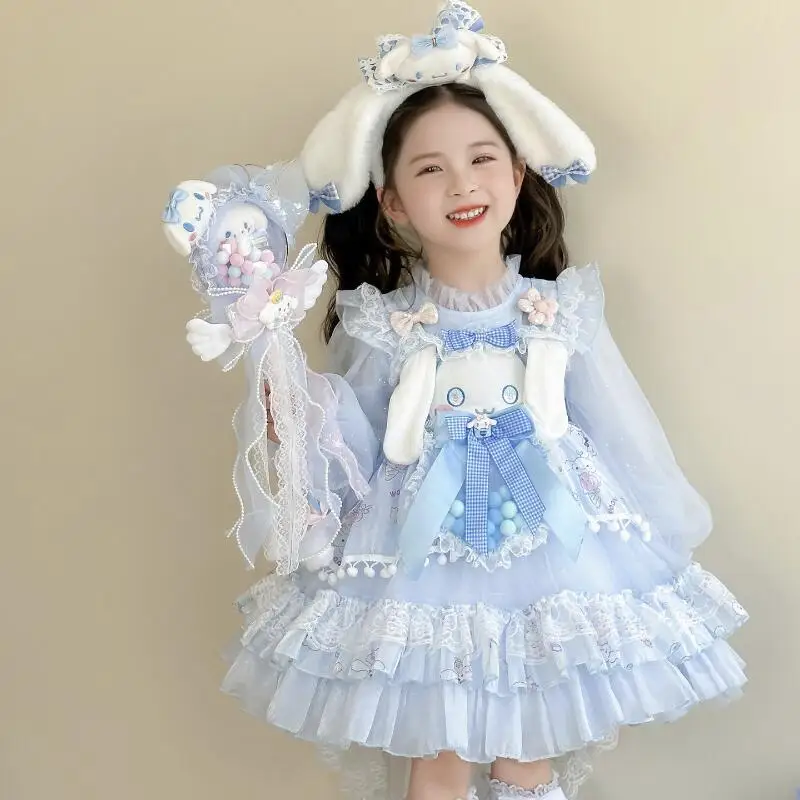 Halloween Girl Melody Anime Lolita Cospaly Princess Dress Sanrio Cinnamoroll New Cartoon Kawaii Fashion Skirt Kids Birthday Gift
Halloween Girl Melody Anime Lolita Cospaly Princess Dress Sanrio Cinnamoroll New Cartoon Kawaii Fashion Skirt Kids Birthday Gift