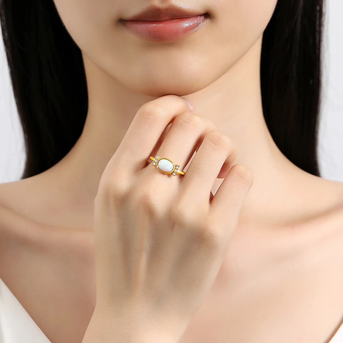 14K Gold Fire Opal Rings For Women Oval Stone Classic Egg-Shaped Gemstone Wedding Band AU585 Gold Zircon Engagement Ring Jewelry
14K Gold Fire Opal Rings For Women Oval Stone Classic Egg-Shaped Gemstone Wedding Band AU585 Gold Zircon Engagement Ring Jewelry