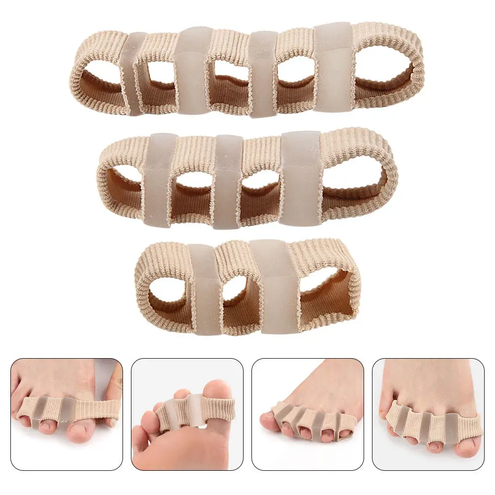 3Pcs Toe Separator Fiber Bunion Corrector Breathable Double Hole Design Pain Relief Toe Spacer for Overlapping Toes Foot
3Pcs Toe Separator Fiber Bunion Corrector Breathable Double Hole Design Pain Relief Toe Spacer for Overlapping Toes Foot