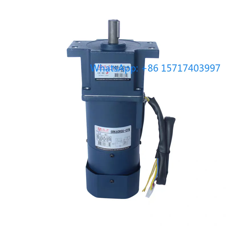 Тормозной двигатель с регулируемой скоростью, трехфазный мотор-редуктор мощностью 15 Вт
Тормозной двигатель с регулируемой скоростью, трехфазный мотор-редуктор мощностью 15 Вт