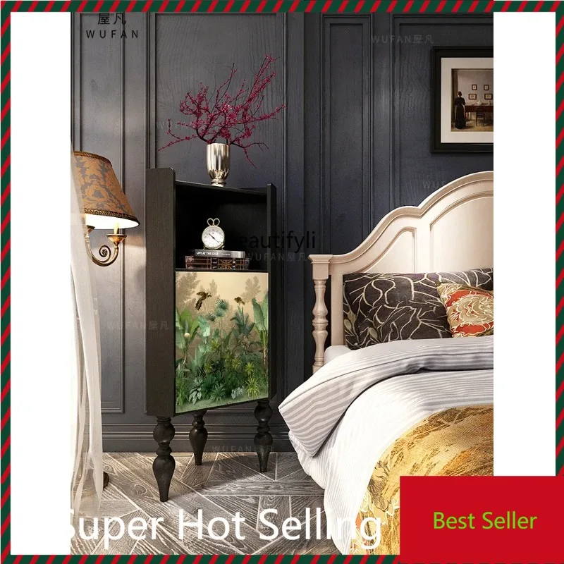 M71 American rainforest style corner cabinet small apartment storage integrated decorative triangle cabinet living room side cab
M71 American rainforest style corner cabinet small apartment storage integrated decorative triangle cabinet living room side cab