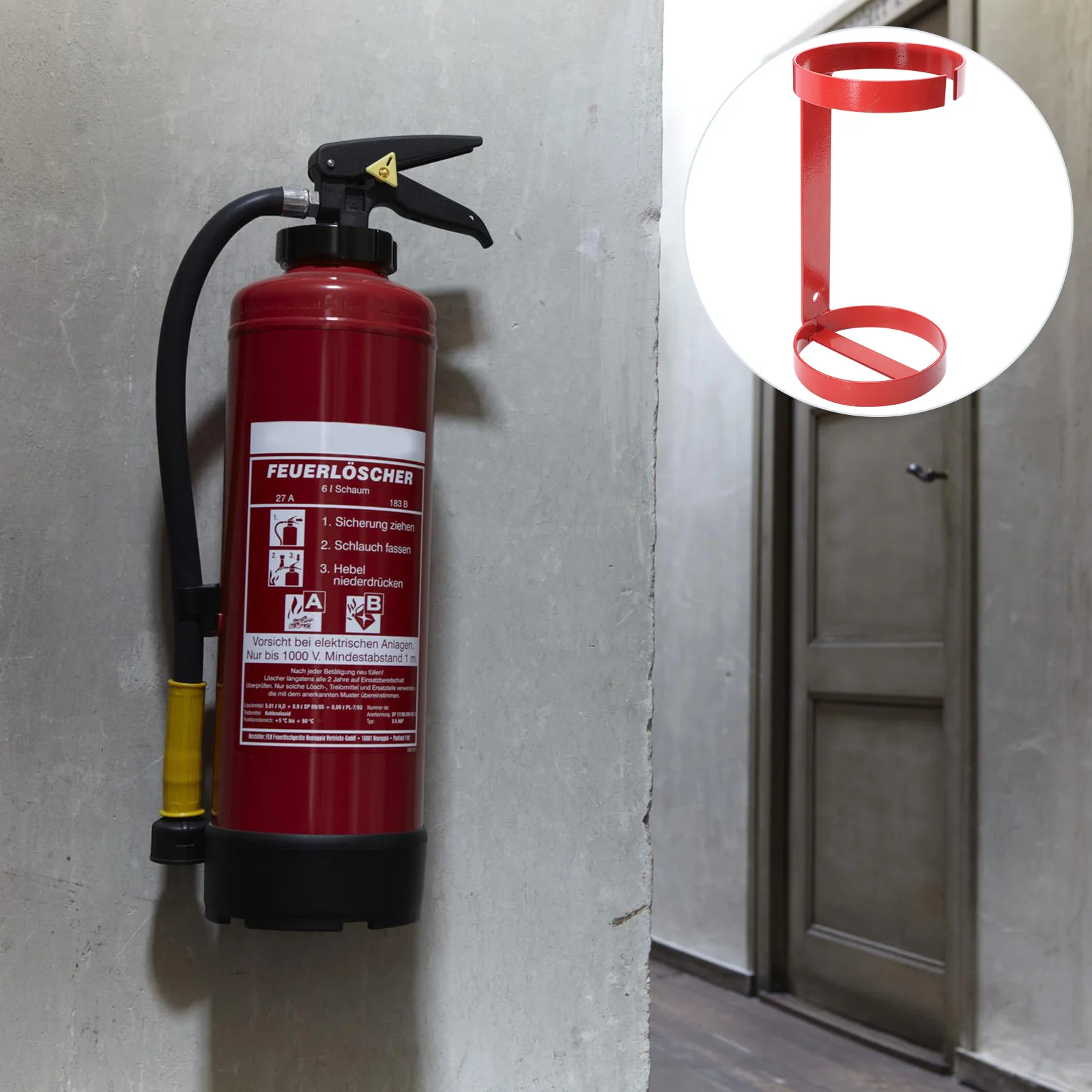 Towel Rail Fire Extinguisher Rack Extinguishers Iron Holder Hanger Coat Hooks Red
Towel Rail Fire Extinguisher Rack Extinguishers Iron Holder Hanger Coat Hooks Red