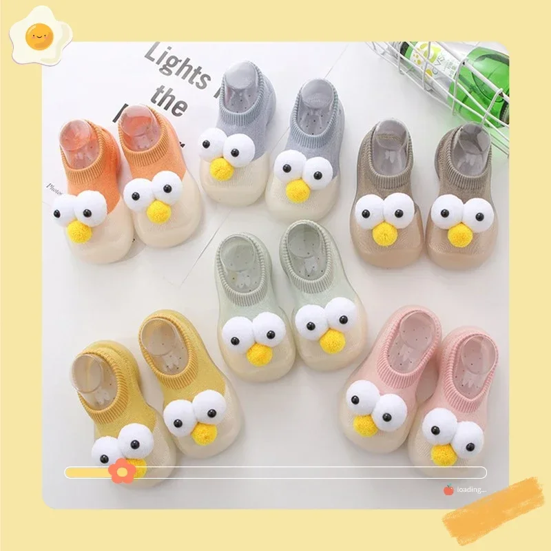 Classic Style Cartoon Cute Big-eyed Children's Shoes Socks Sole Non-slip Baby Breathable and Comfortable Indoor Shoes
Classic Style Cartoon Cute Big-eyed Children's Shoes Socks Sole Non-slip Baby Breathable and Comfortable Indoor Shoes
