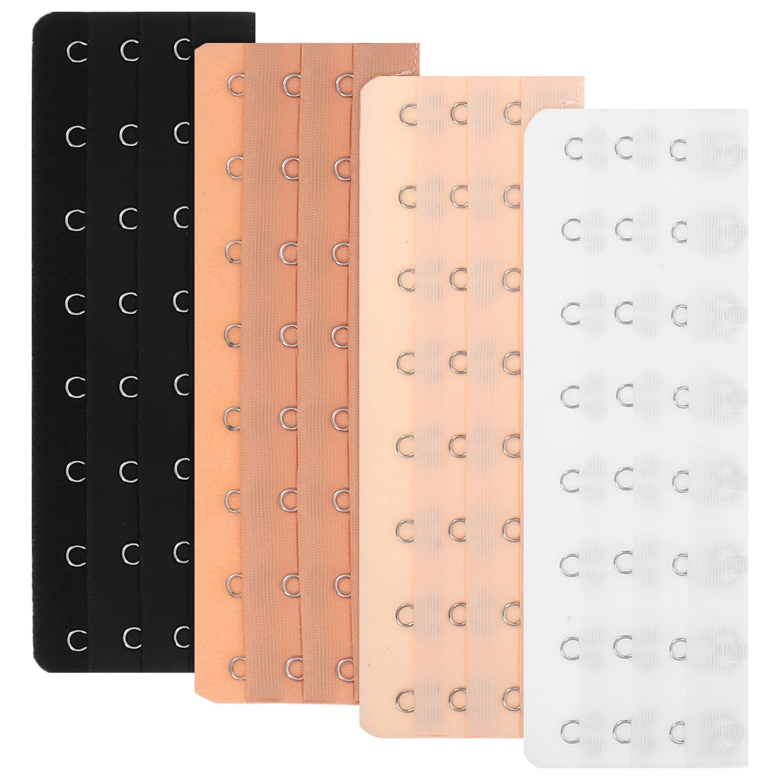 4pcs Extenders Women Stainless Steel Cotton Comfortable Fit For Bras Corsets Easy Attachment Skin Friendly Surface Bra Extension
4pcs Extenders Women Stainless Steel Cotton Comfortable Fit For Bras Corsets Easy Attachment Skin Friendly Surface Bra Extension