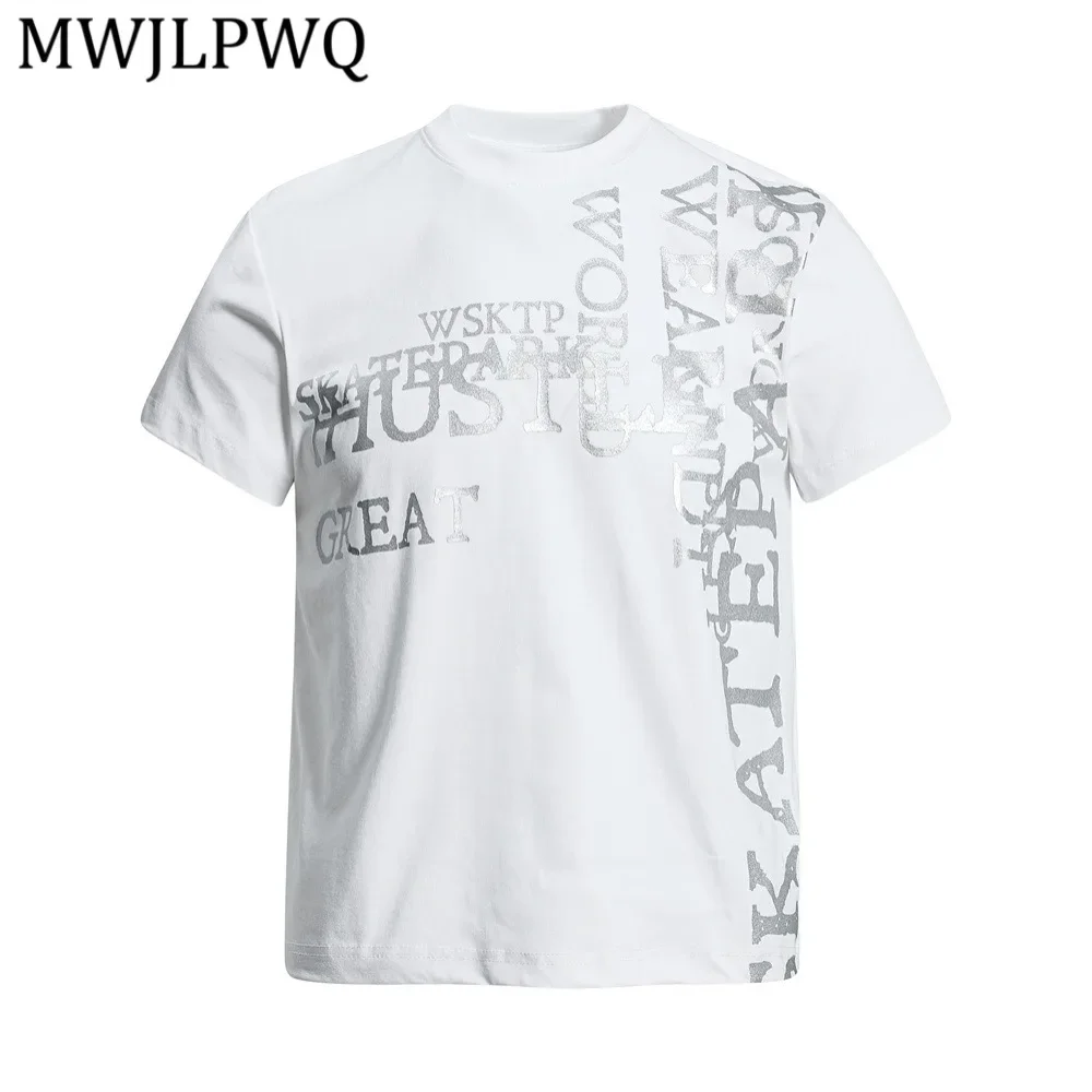 MWJLPWQ Letter Print Short-Sleeve T-Shirt Men's Streetwear Loose Casual Round-Neck Top Men Summer Ins Hip-Hop Trendy Tee 16318
MWJLPWQ Letter Print Short-Sleeve T-Shirt Men's Streetwear Loose Casual Round-Neck Top Men Summer Ins Hip-Hop Trendy Tee 16318