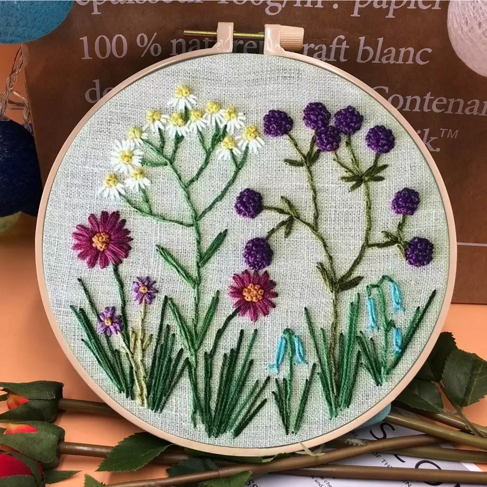 Flower Pattern DIY Embroidery Kits Needle Punch Needle Thread Cross Stitch Kit DIY Crafts Sewing Accessories Sewing Craft Kit
Flower Pattern DIY Embroidery Kits Needle Punch Needle Thread Cross Stitch Kit DIY Crafts Sewing Accessories Sewing Craft Kit