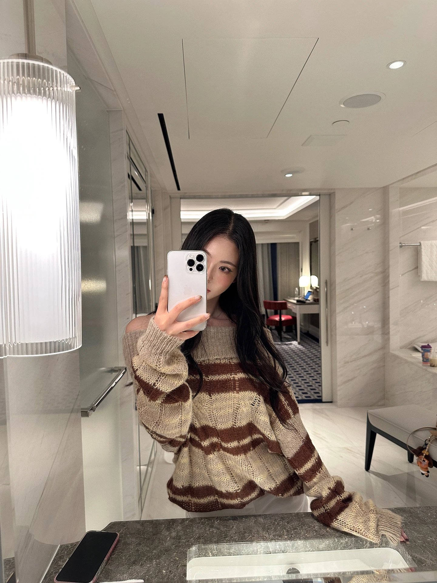 Bla Cherry Women's Knitted Long Sve One-oulder Striped Loose Fit Slimming Camere Sweater Warm Commute Sle Autumn W...
Bla Cherry Women's Knitted Long Sve One-oulder Striped Loose Fit Slimming Camere Sweater Warm Commute Sle Autumn W...