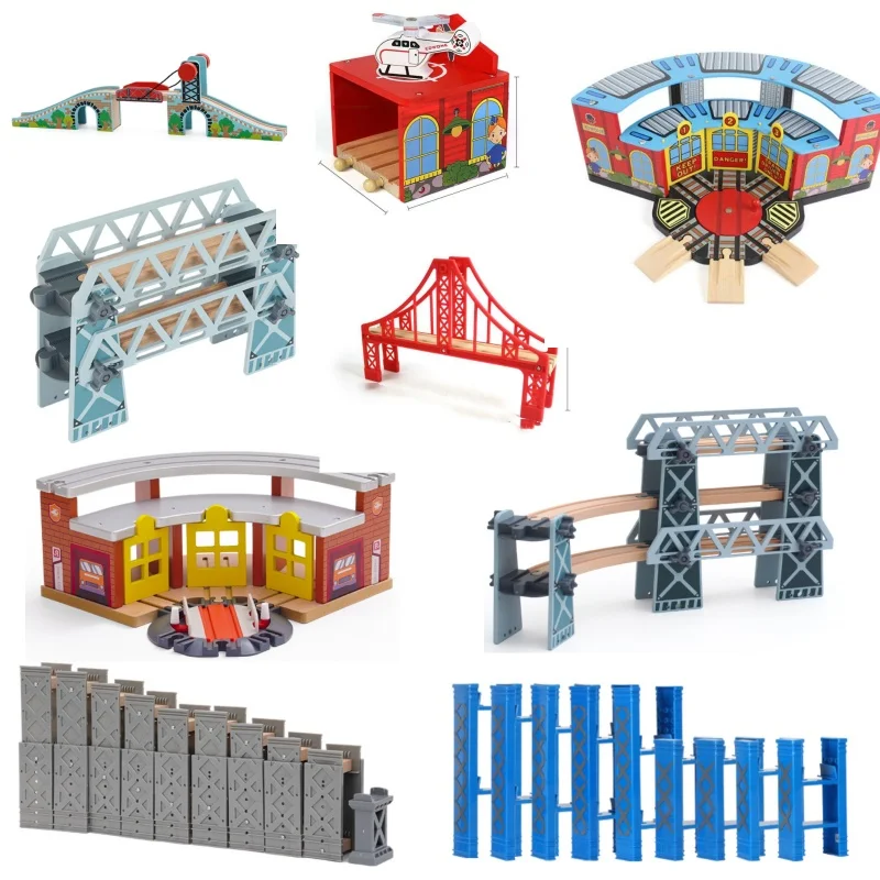 NEW Wooden Train Tracks Accessories Beech Wood Railway Tracks Wooden Bridge Tunnel fit for Wood Tracks Toys
NEW Wooden Train Tracks Accessories Beech Wood Railway Tracks Wooden Bridge Tunnel fit for Wood Tracks Toys
