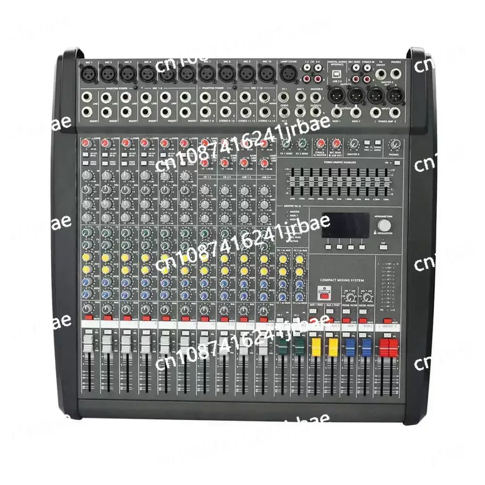 Professional DJ Mixer PM1000 3 Channel Active Audio Mixer for Stage Studio PA System Performance 
Professional DJ Mixer PM1000 3 Channel Active Audio Mixer for Stage Studio PA System Performance