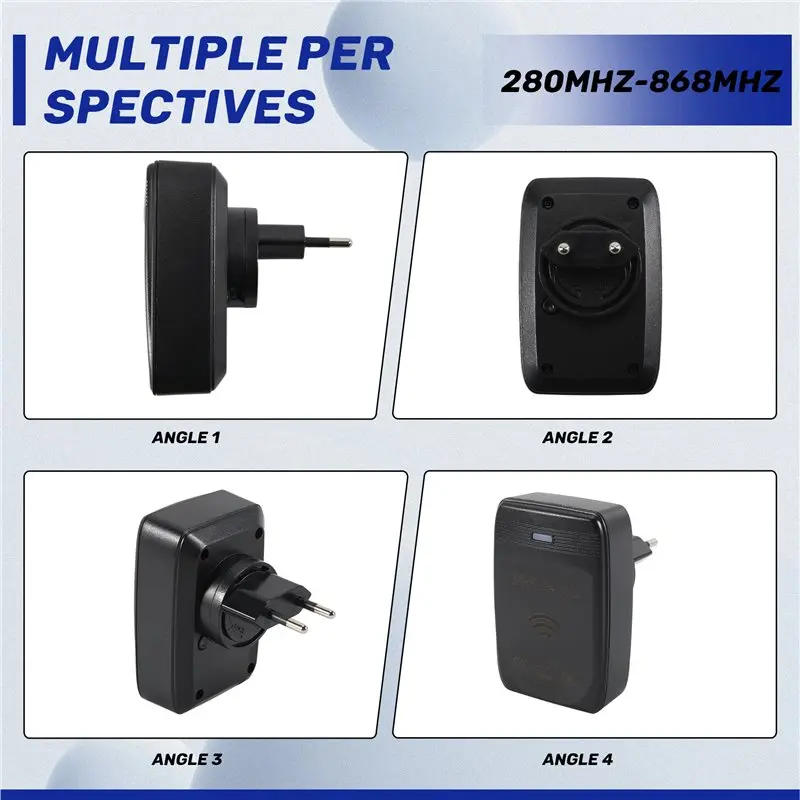 N82R New Wifi 280Mhz-868Mhz Wifi To RF Converter Fixed Code And Rolling Code Garage Door Remote Control EU-PLUG
N82R New Wifi 280Mhz-868Mhz Wifi To RF Converter Fixed Code And Rolling Code Garage Door Remote Control EU-PLUG