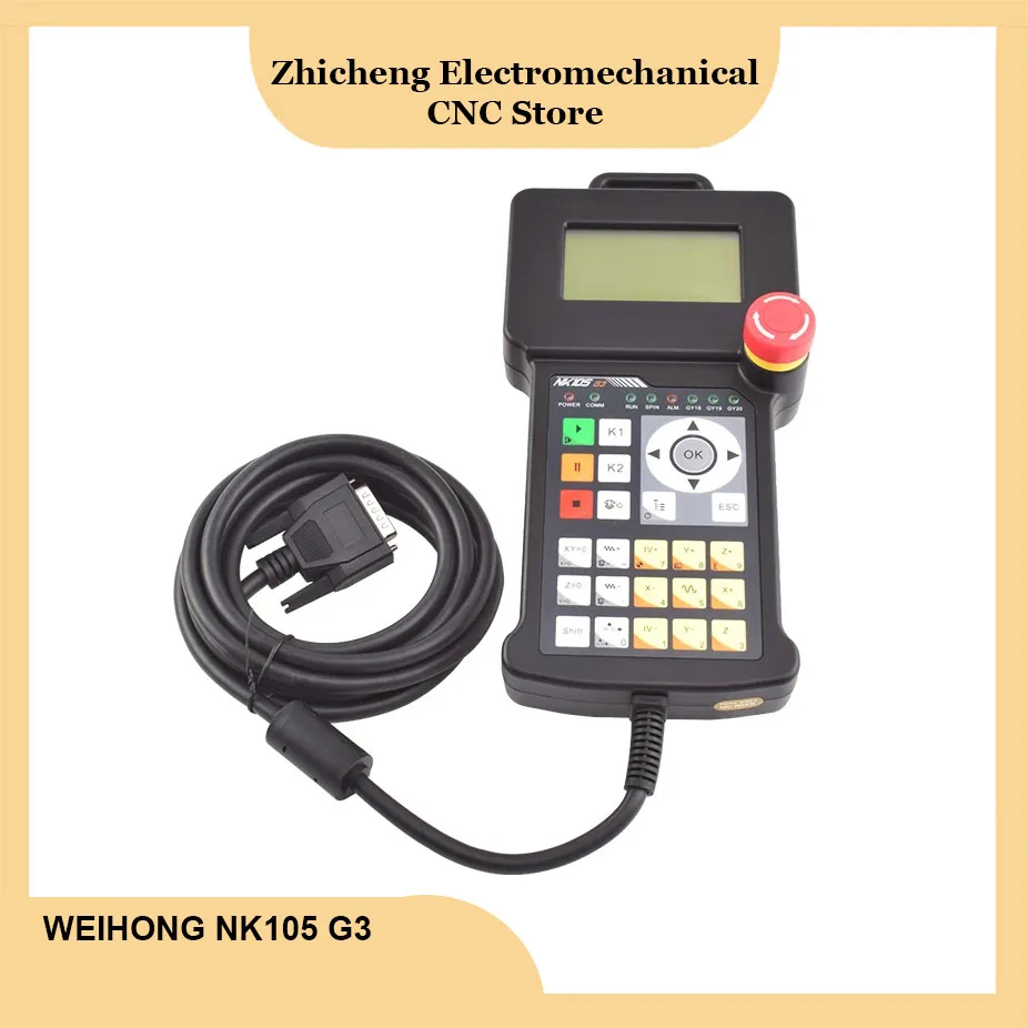 NEW Weihong NK105 G3 Handle DSP Woodworking Controller 3Axis 4Axis Motion Control System For CNC Router Automatic Tool Changer
NEW Weihong NK105 G3 Handle DSP Woodworking Controller 3Axis 4Axis Motion Control System For CNC Router Automatic Tool Changer