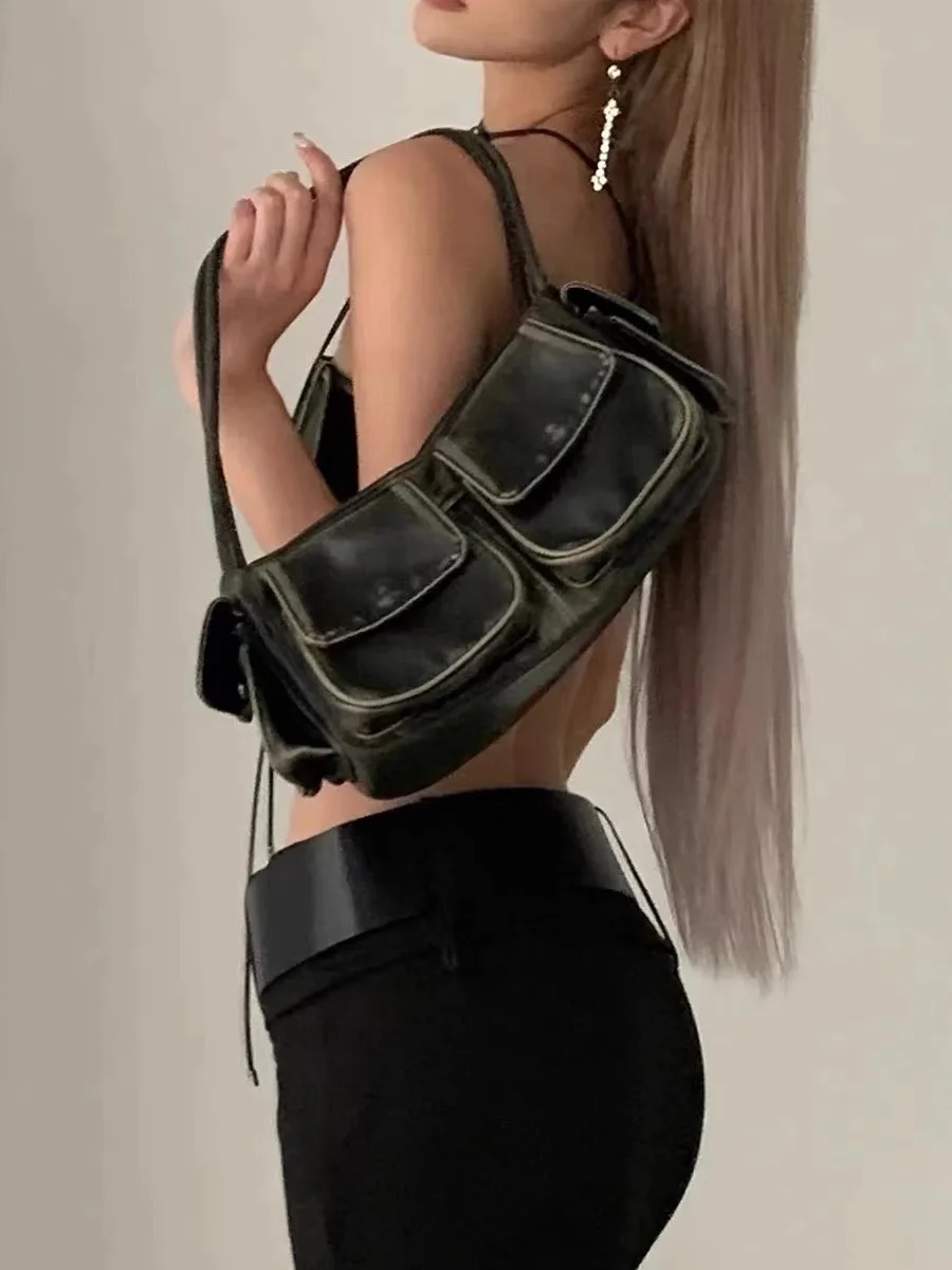 FIRMRANCH Retro Versatile Color Wipe Cool Spicy Girl Handheld Shoulder Underarm Bag Y2K Woman Bag Multi Pocket Design Chic Purse
FIRMRANCH Retro Versatile Color Wipe Cool Spicy Girl Handheld Shoulder Underarm Bag Y2K Woman Bag Multi Pocket Design Chic Purse