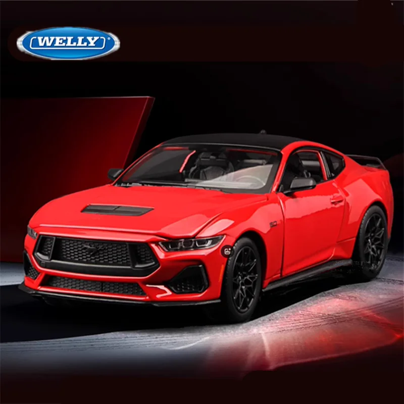 Welly 1:25 2024 Ford Mustang GT Shelby Alloy Sports Car Model Diecasts Metal Racing Car Vehicles Model Simulation Kids Toys Gift
Welly 1:25 2024 Ford Mustang GT Shelby Alloy Sports Car Model Diecasts Metal Racing Car Vehicles Model Simulation Kids Toys Gift