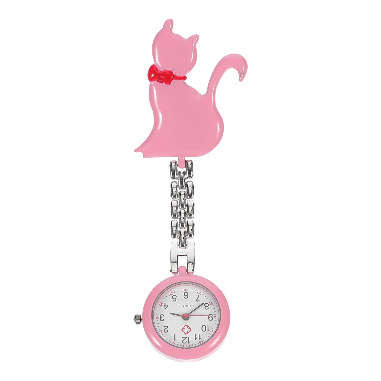 Kitten Quartz Watch Pink Nurses Pocket Clip Alloy Hanging Lightweight Accurate Timing Suitable Doctors Nurses Women Pocket Watch
Kitten Quartz Watch Pink Nurses Pocket Clip Alloy Hanging Lightweight Accurate Timing Suitable Doctors Nurses Women Pocket Watch