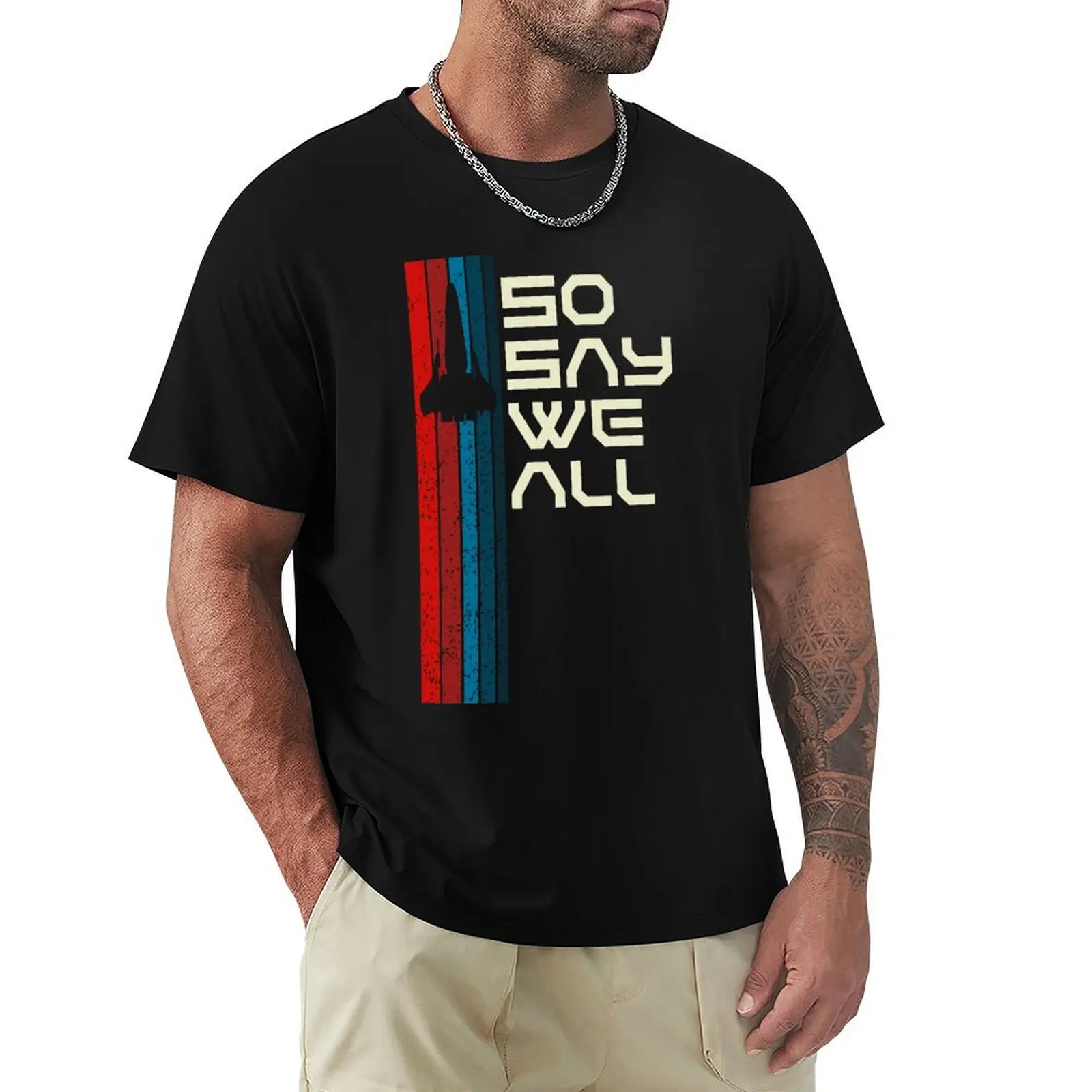 Retro Viper So Say We All - Battlestar Galactica T-Shirt Basic Comfort Fit T-Shirt for Men
Retro Viper So Say We All - Battlestar Galactica T-Shirt Basic Comfort Fit T-Shirt for Men