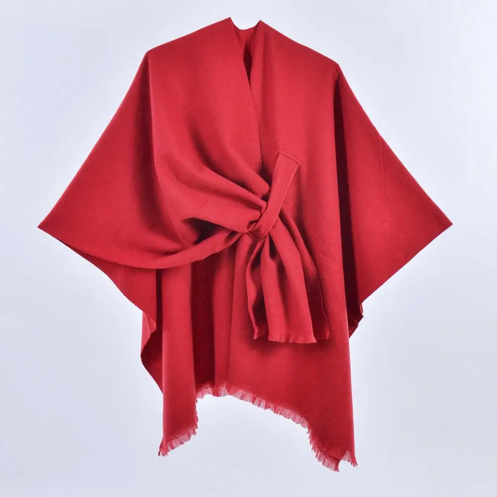 Solid Color Shawl Elegant Women's Double-sided Cashmere Shawl Wrap for Autumn Winter Versatile Cardigan Cape Shoulder Top
Solid Color Shawl Elegant Women's Double-sided Cashmere Shawl Wrap for Autumn Winter Versatile Cardigan Cape Shoulder Top