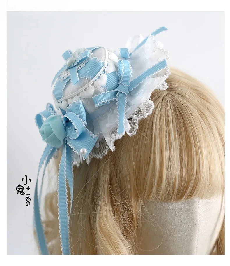 Blue Lolita Original Bow Lace Hairband Hairpin Japanese Sweet Cute Girls Headwear Versatile Hair Clips Accessories for Women
Blue Lolita Original Bow Lace Hairband Hairpin Japanese Sweet Cute Girls Headwear Versatile Hair Clips Accessories for Women