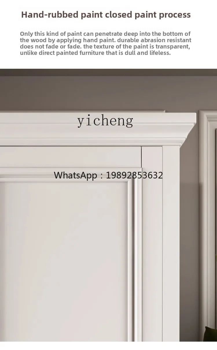 ZZ Solid Wood Three-Door Wardrobe Bedroom White Pure Solid Wood
ZZ Solid Wood Three-Door Wardrobe Bedroom White Pure Solid Wood