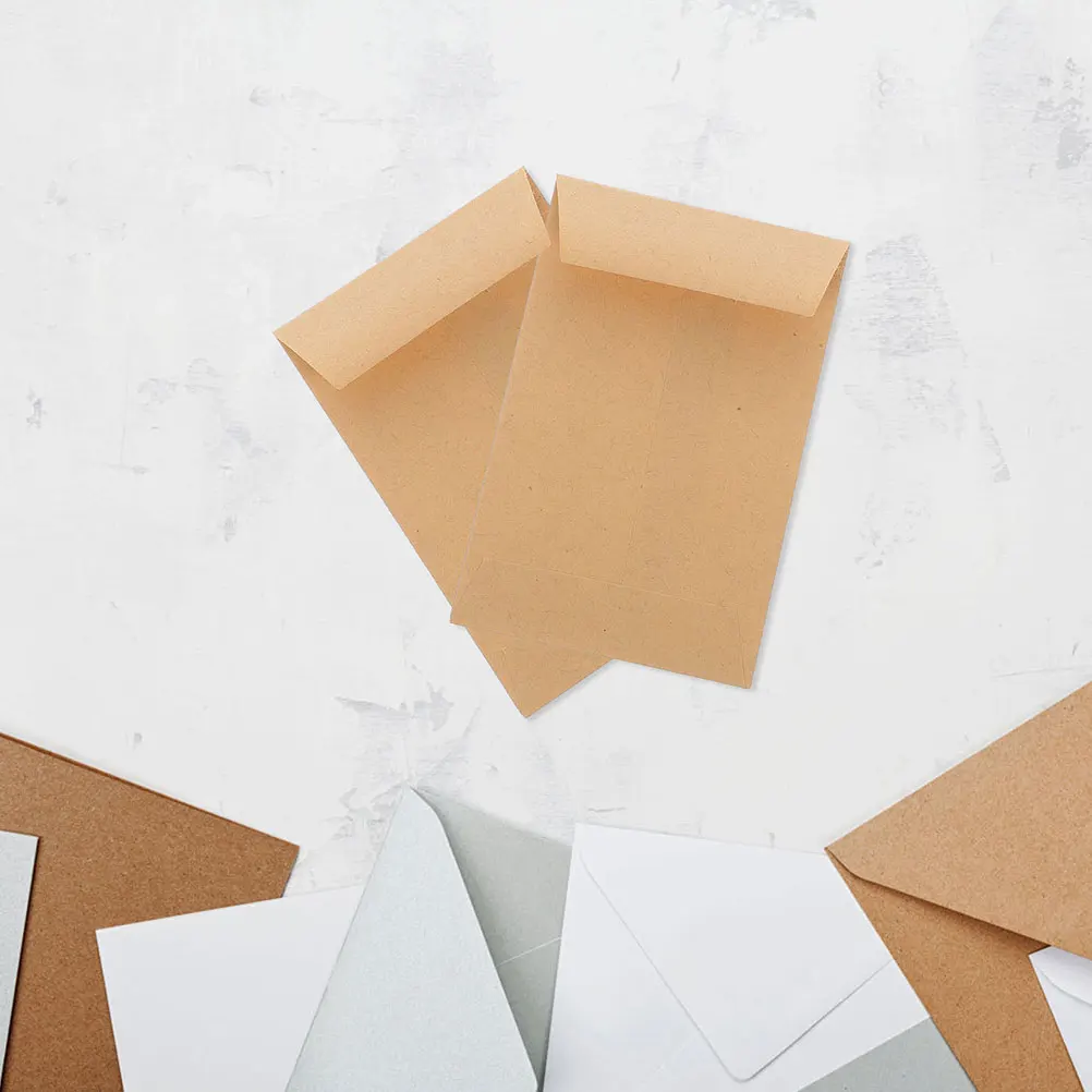 50 Pcs Packaging Envelopes Storage Envelopes Kraft Paper Self Sealing Moisture Proof Storage Bags for Coins Small Items
50 Pcs Packaging Envelopes Storage Envelopes Kraft Paper Self Sealing Moisture Proof Storage Bags for Coins Small Items