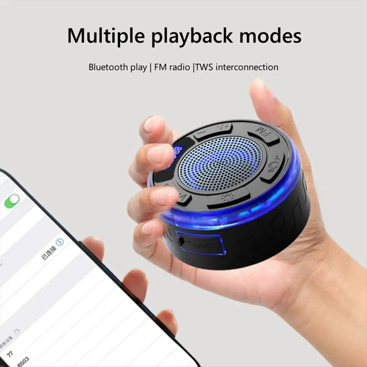 Top Wireless Bluetooth Speakers Waterproof Outdoor Household High Sound Quality Long Battery Life Atmosphere Light Red
Top Wireless Bluetooth Speakers Waterproof Outdoor Household High Sound Quality Long Battery Life Atmosphere Light Red