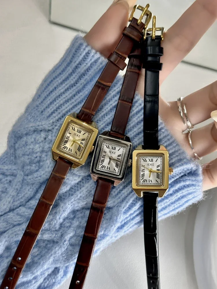 Fashion Rectangle Quartz Watch for Women Luxury Brand Roman Dial Leather Strap Ladies Watches Women's watch Relojes Para Mujer
Fashion Rectangle Quartz Watch for Women Luxury Brand Roman Dial Leather Strap Ladies Watches Women's watch Relojes Para Mujer