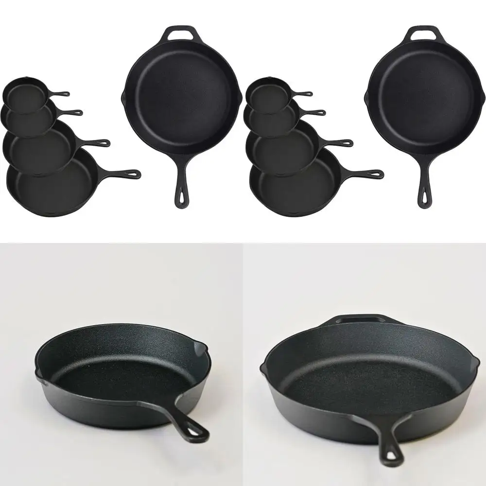 Набор чугунных сковород из 5 предметов: 3, 5, 8, 9, 12 дюймов, предварительно обработанный, готовый к использованию
Набор чугунных сковород из 5 предметов: 3, 5, 8, 9, 12 дюймов, предварительно обработанный, готовый к использованию