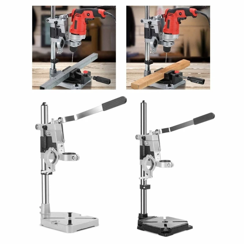 Aluminum Alloy Multifunction Drill Stand Support with Double Holes Suitable for Enhances Precise Hand Tool Applications 37JD
Aluminum Alloy Multifunction Drill Stand Support with Double Holes Suitable for Enhances Precise Hand Tool Applications 37JD