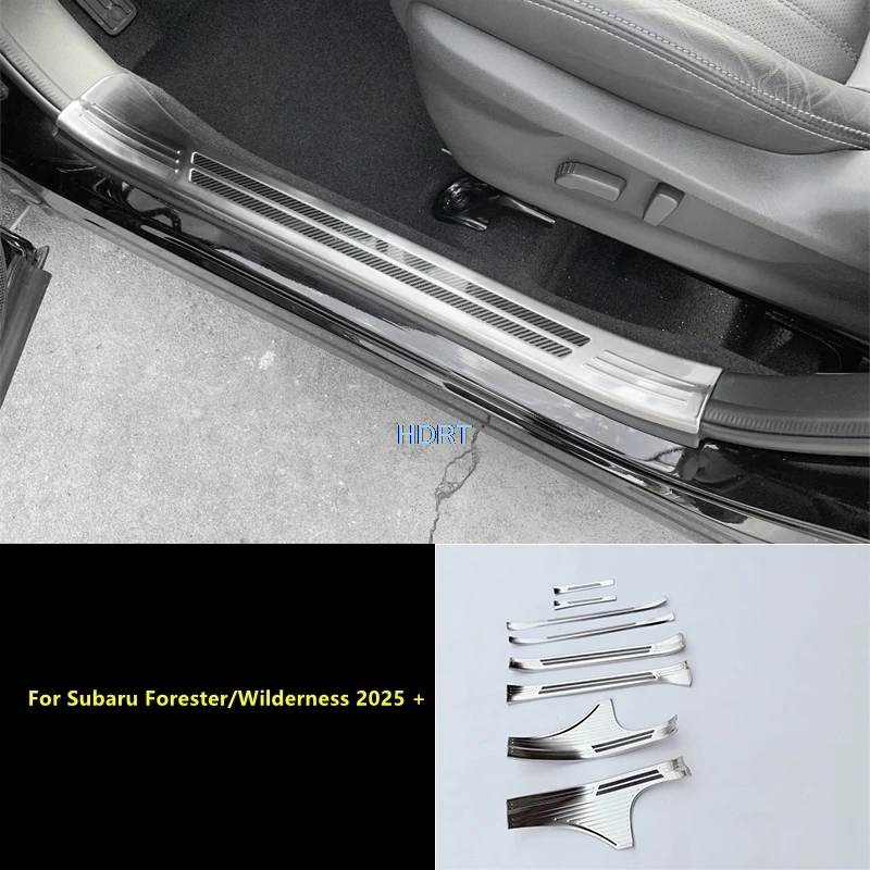 Для Subaru Forester/Wilderness 2025 + аксессуары в стиле автомобиля, задняя защита багажника, порог, накладка на порог, накладка на педаль 
Для Subaru Forester/Wilderness 2025 + аксессуары в стиле автомобиля, задняя защита багажника, порог, накладка на порог, накладка на педаль