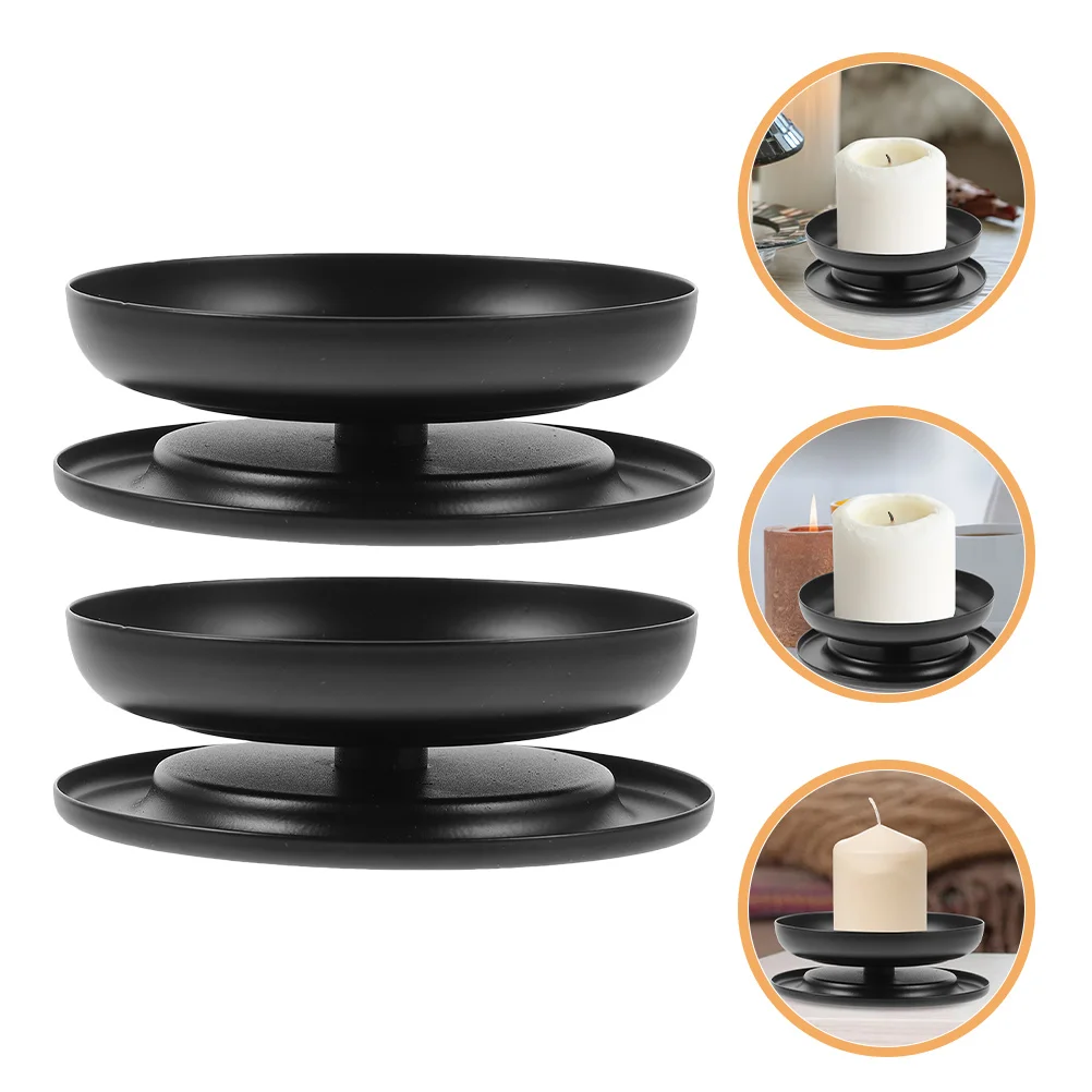 2Pcs Black Spray Metal C Holders Simple Iron Plates for Wedding Party Home Decor Tabletop Practical
2Pcs Black Spray Metal C Holders Simple Iron Plates for Wedding Party Home Decor Tabletop Practical
