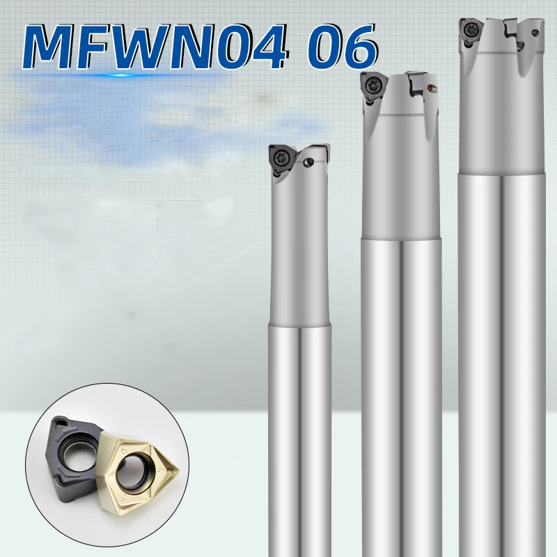 WNE MFWN Double-Sided 90° Fast Feed Milling Cutter Heavy Cut C16 C20 C24 C25 CNC Milling Holder Cutter WNMU040304 Tool
WNE MFWN Double-Sided 90° Fast Feed Milling Cutter Heavy Cut C16 C20 C24 C25 CNC Milling Holder Cutter WNMU040304 Tool