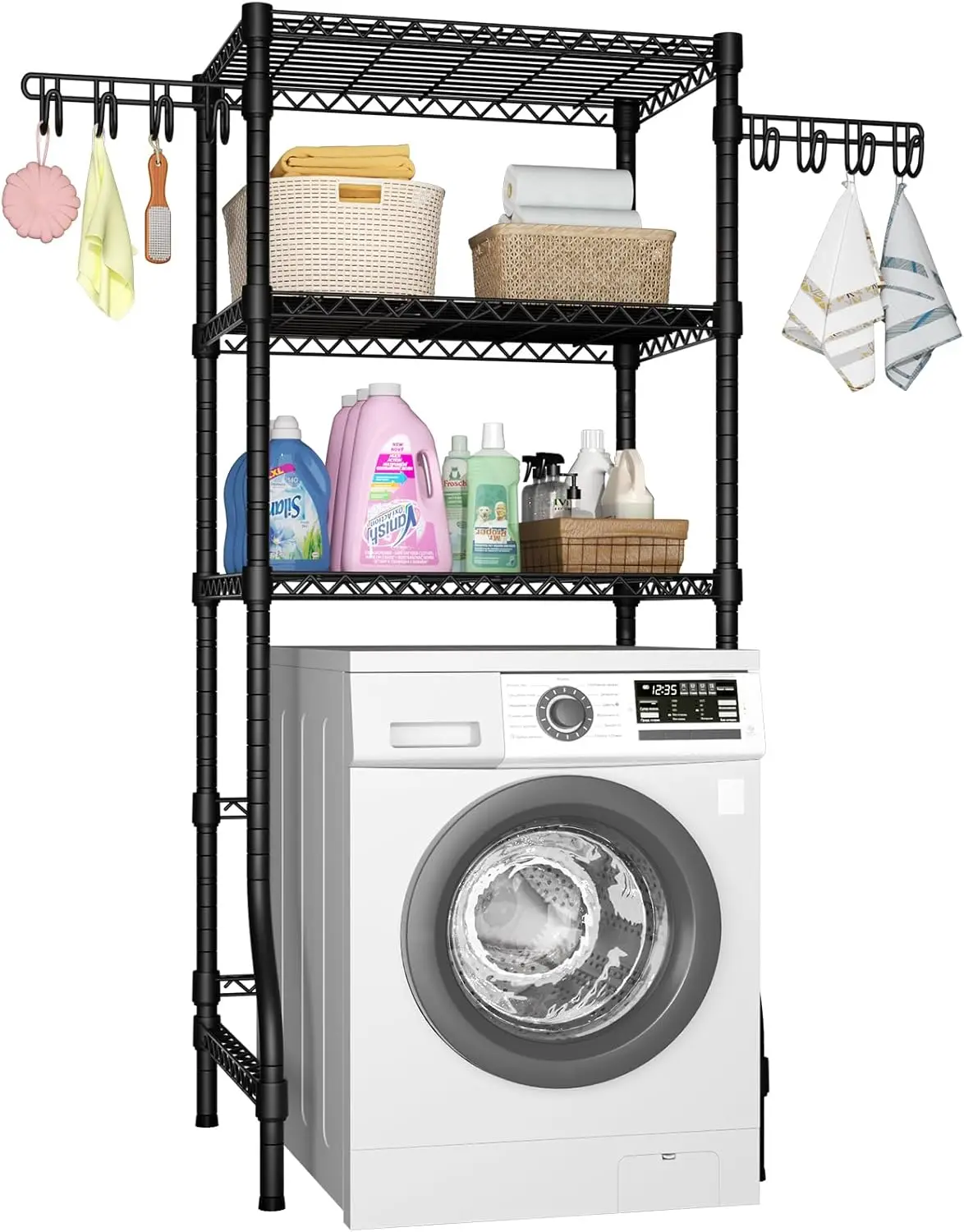 U8 Medium Laundry Room Storage Organizer, Over The Washer And Dryer Storage Shelves For Laundry Organization, 32.3”W X 17.3”D X
U8 Medium Laundry Room Storage Organizer, Over The Washer And Dryer Storage Shelves For Laundry Organization, 32.3”W X 17.3”D X
