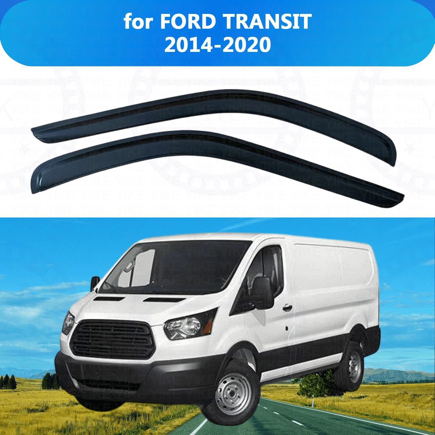 Window Visor for FORD TRANSIT 2014-2018 2019 2020 Rain Guard Side Vent Deflector Weathershield Outside-Mount Tape On
Window Visor for FORD TRANSIT 2014-2018 2019 2020 Rain Guard Side Vent Deflector Weathershield Outside-Mount Tape On